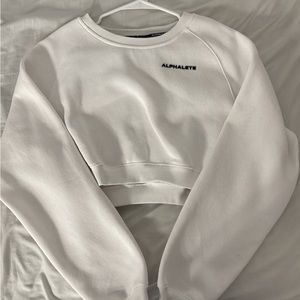 Alphalete cropped crewneck